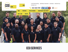 Tablet Screenshot of ce-group.com